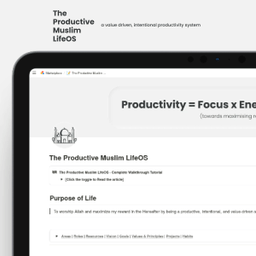 Productive Muslim LifeOS
