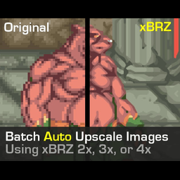 Batch Auto Upscale Images xBRZ
