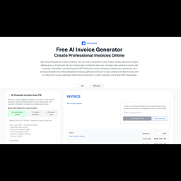 AI Invoice generator