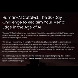 Human-AI Catalyst
