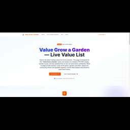 Value Grow a Garden