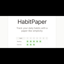 HabitPaper