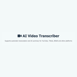 AI Video Transcriber (open source)