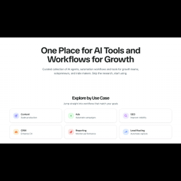 One Place for AI Tools for Growth