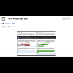 Text Comparison Chrome Extension
