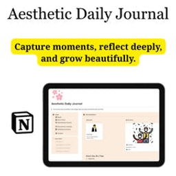 Aesthetic Daily Journal 