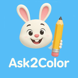 Ask2Color - Drawing for kids to color