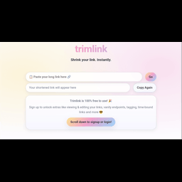 Trimlink - Short Links With Superpowers