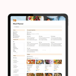 Meal Planner Notion Template