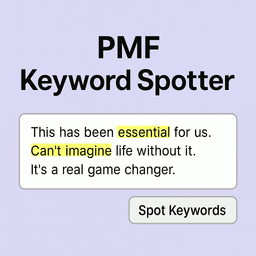 PMF Keyword Spotter