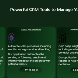 BubbSell CRM Landing Page 