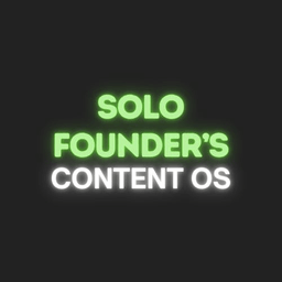 Solo Founder's Content OS