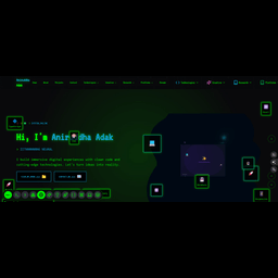 Aniruddha's Cyber Portfolio in 3D