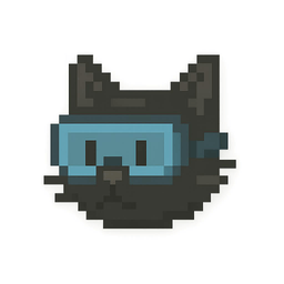 bigsmall - Fish. Swimming Cat. Widget.