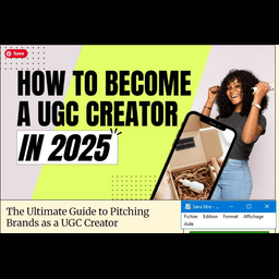 The Guide to Pitching Brands UGC Creator