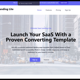 The Ultimate SaaS Landing Page