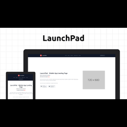 LaunchPad - Mobile App Landing Page