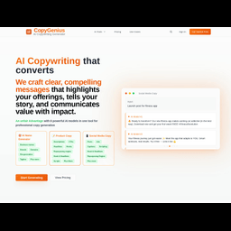 CopyGenius—One Prompt,Multiple AI Minds.