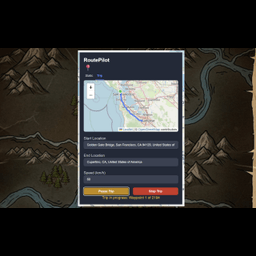 RoutePilot - GPS & Trip Simulator