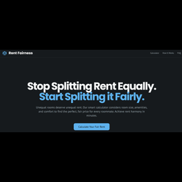 Rent Split Calculator