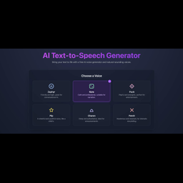 Free Text to Speech - Natural Voices