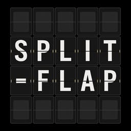 Split-Flap Message Board with themes