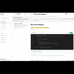 Typelets Secure Encrypted Notes