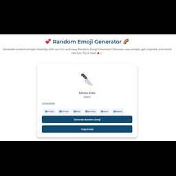 Random Emoji Generator