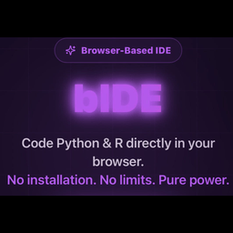 bIDE (Browser IDE for Python, R and etc)