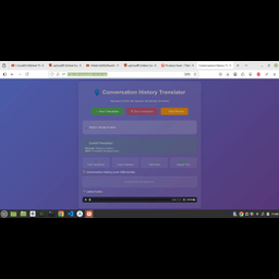 Real-Time Conversation  Translator