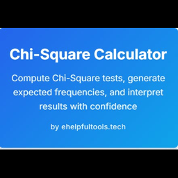 Chi-Square Pro-Table Generator
