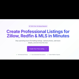 Create rental listings in minutes to MLS
