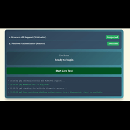 Fingerprint Sensor Test Online