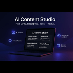 AI Content Studio; One Notion Dashboard
