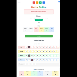 Qwixx Online - the popular dice game