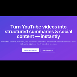 AI YouTube Summarizer