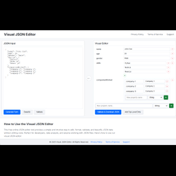 Visual JSON Editor