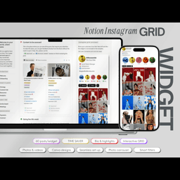 Instagram Grid Widget for Notion