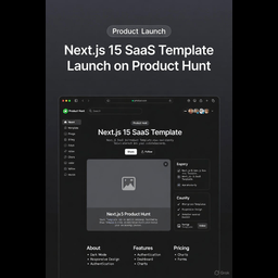 Next.js 15 SaaS template 2025