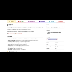 Apple Liquid Glass UI