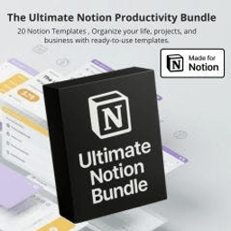 Notion Ultimate Bundle — 20 Templates