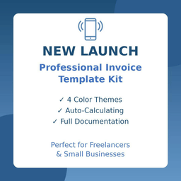 Professional Invoice Template Kit