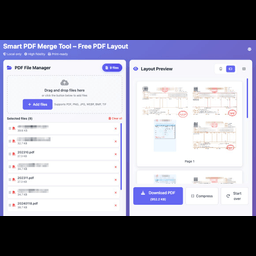 Smart PDF Merge Tool