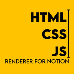 HTML/CSS/JS Renderer - Notion Template