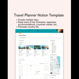 Travel Planner Notion Template