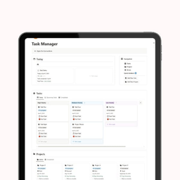 Task Manager  Notion Template