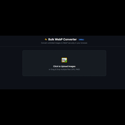 Bulk WebP Converter