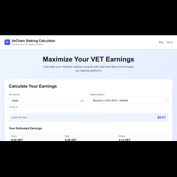 VET Staking Calculator