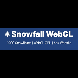 ❄ Snowfall WebGL