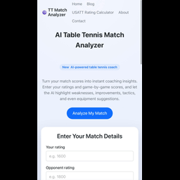 TT Match Analyzer